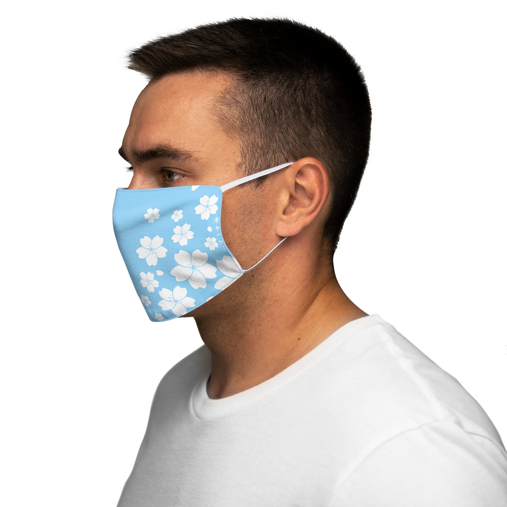 Sakura FaceMask Deep sky blue