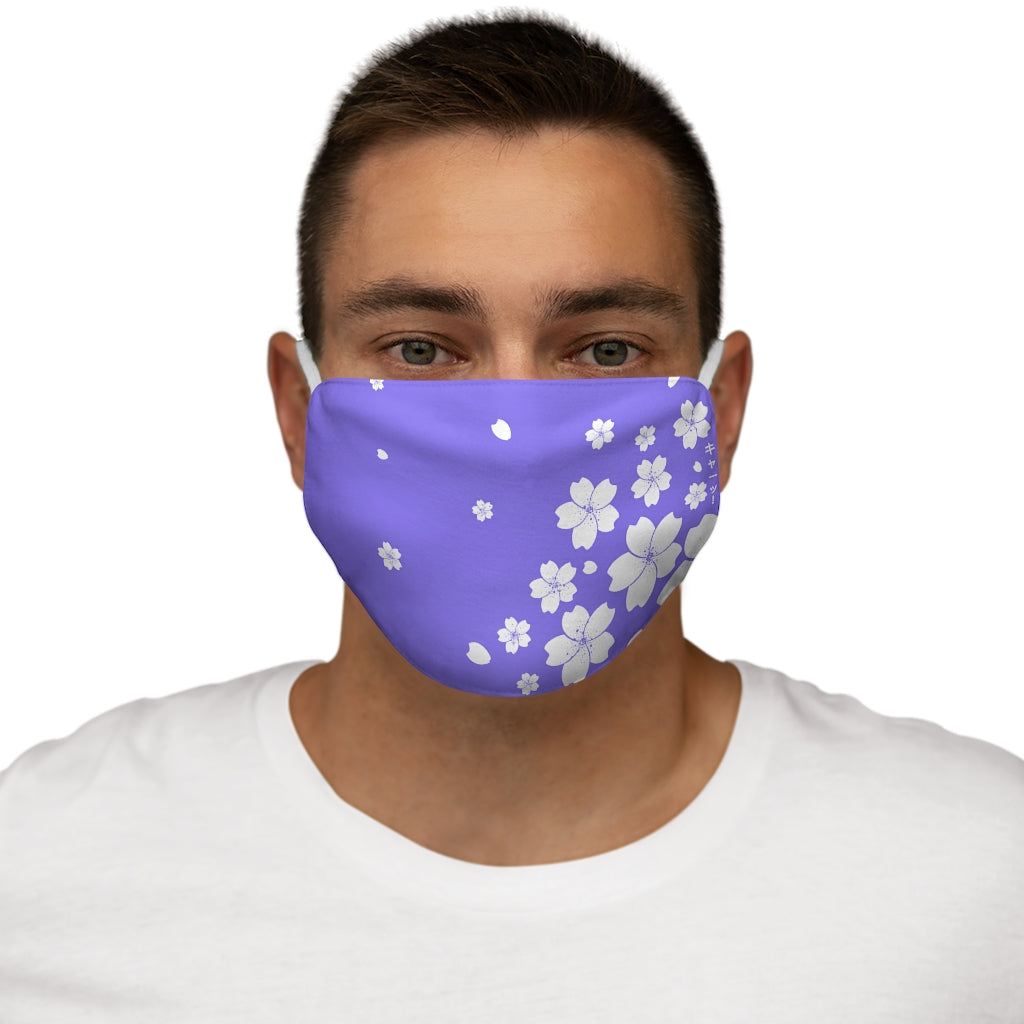 Sakura Facemask Blue Violet