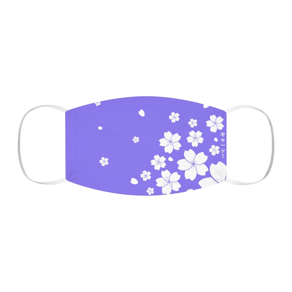 Sakura Facemask Blue Violet