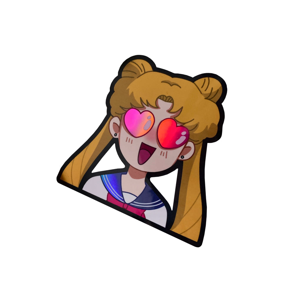 Sailormoon Holographic Love Sticker