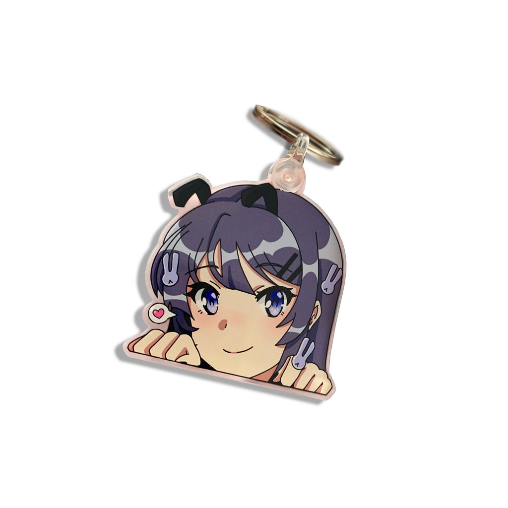 Mai Bunny Girl Senpai Keychain