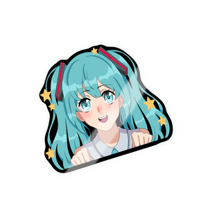 Miku Glitter Sticker