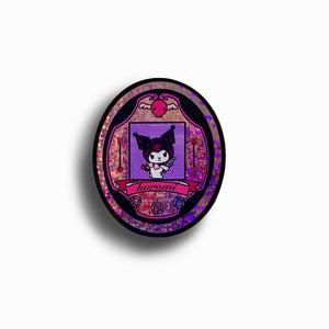 Glitter Kuromi Tamagochi sticker