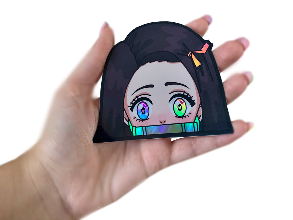 Nezuko Holographic Peeker