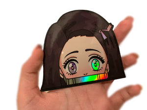 Nezuko Holographic Peeker