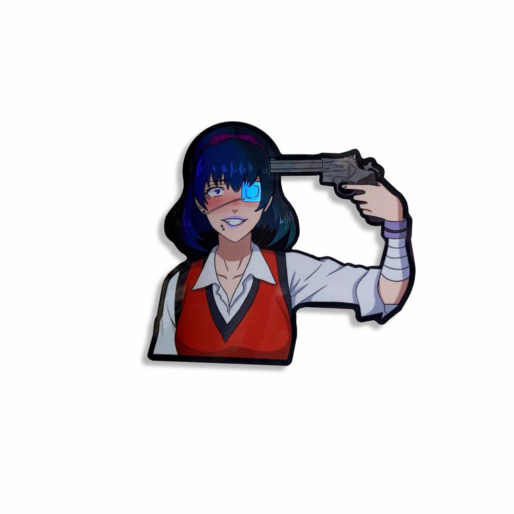 Midari Ikishima Holographic Sticker